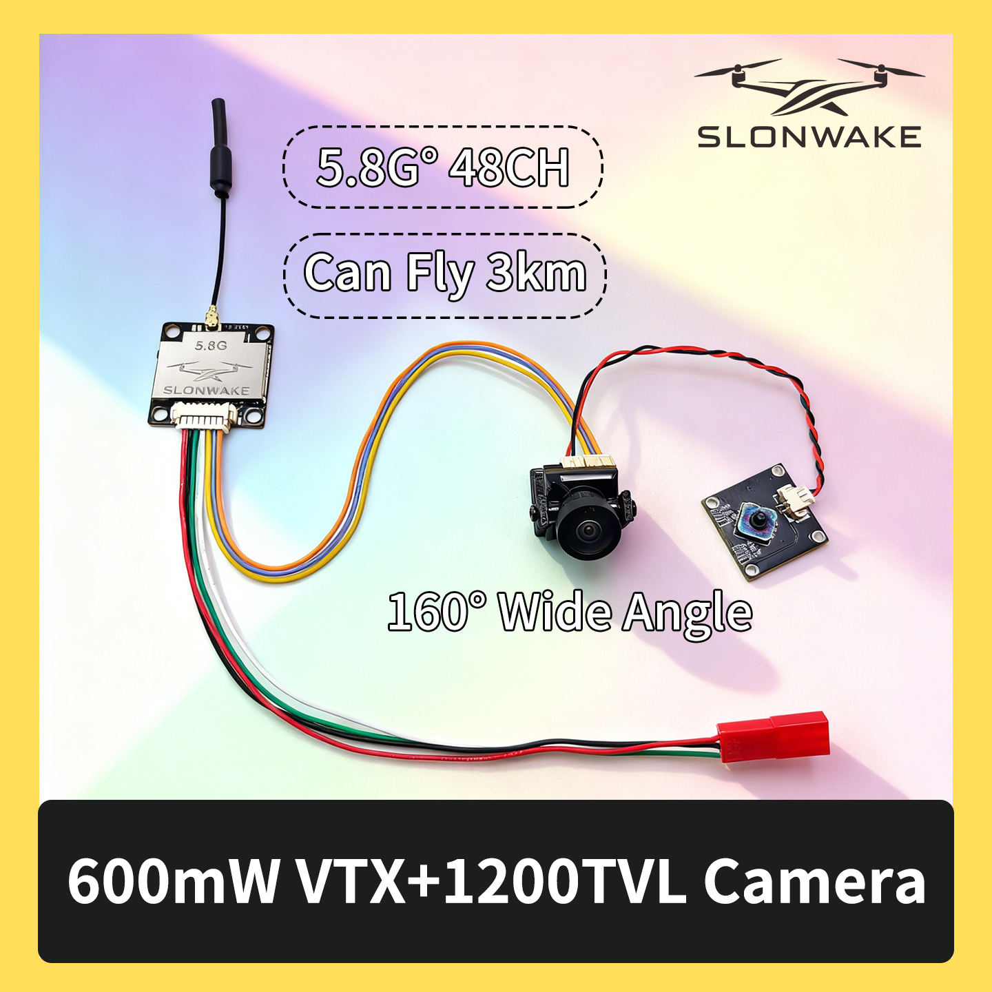 Drone Frame - SLONWAKE 5.8G 600mW 7-24V FPV Video
