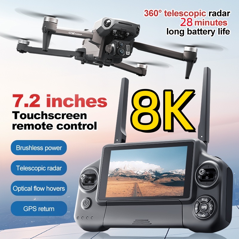 8K 3 Axis Gimbal Brushless 7.2 - Drone Gimbal incelemesi ve fiyatı