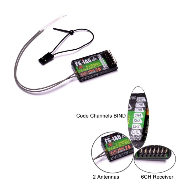 Flysky FS-IA6 Receiver 6CH Dua - Drone Antenna incelemesi ve fiyatı