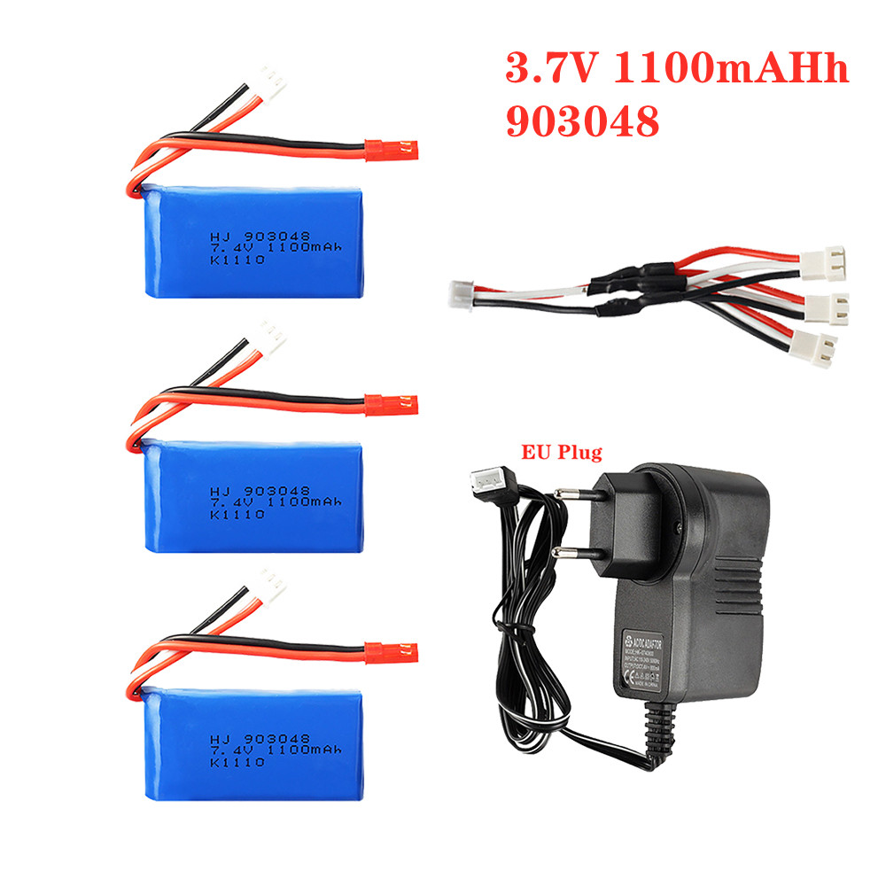 1-5pcs 7.4V 1100mah 903048 LiP - Drone Charger incelemesi ve fiyatı