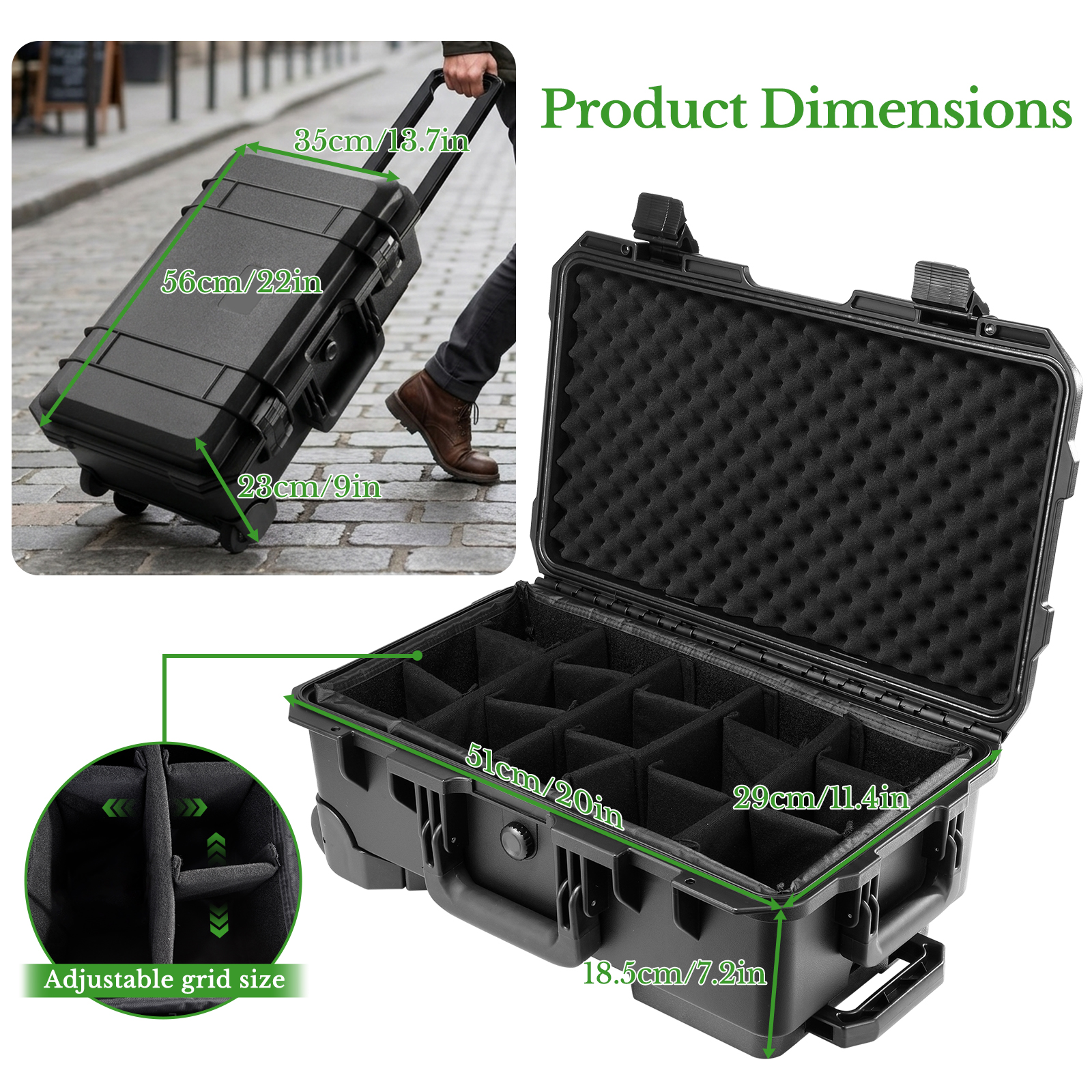 Professional Large Hard Rollin - Drone Camera incelemesi ve fiyatı