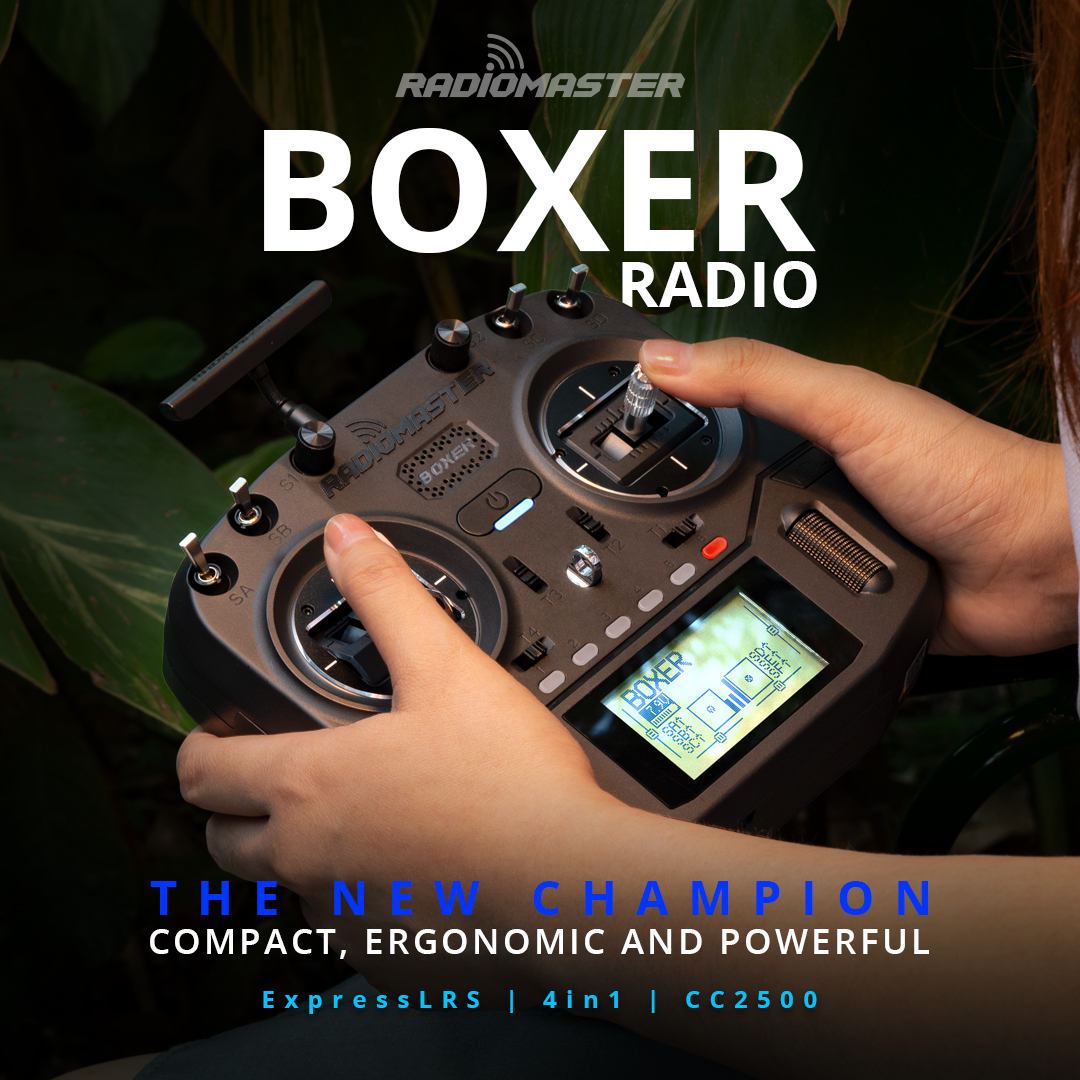RadioMaster Boxer  2.4G 16ch H - Drone Gimbal incelemesi ve fiyatı