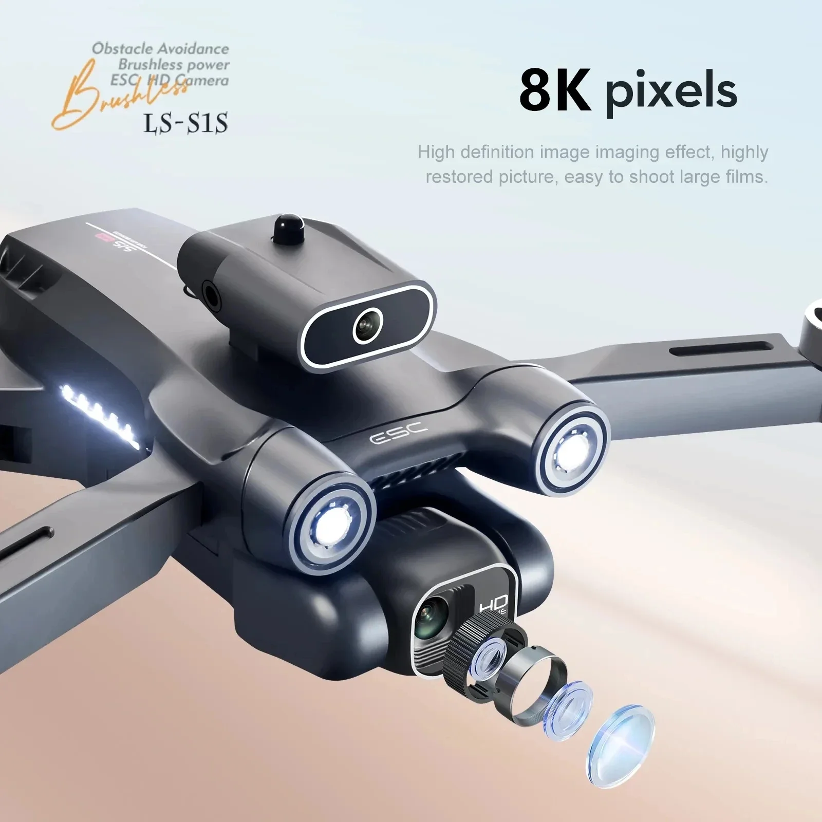 New S1S 5G GPS Drone Camera 8K - Drone Gps Mount incelemesi ve fiyatı