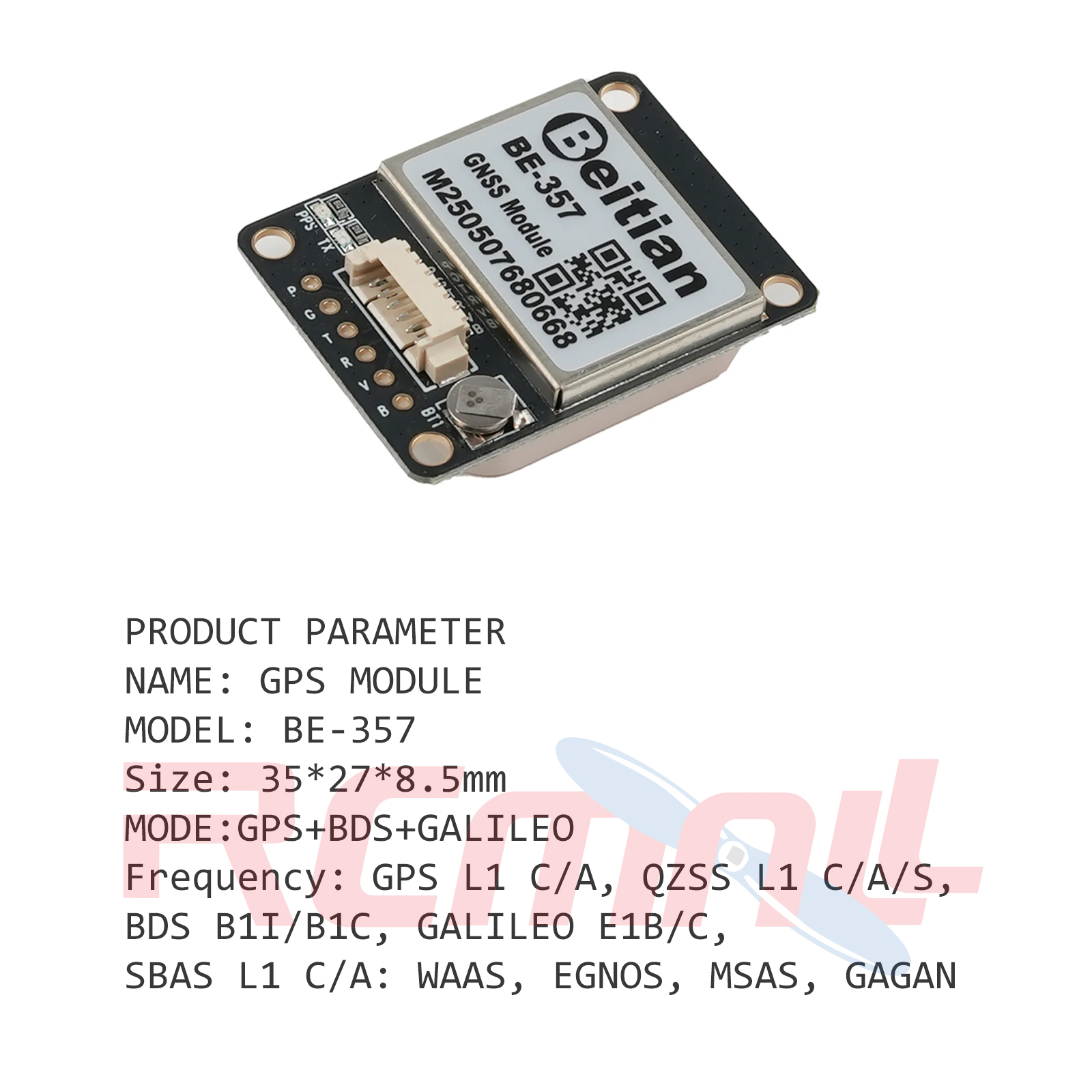 10PCS/LOT Beitian BE-357 BE357 - Drone Gps Module incelemesi ve fiyatı