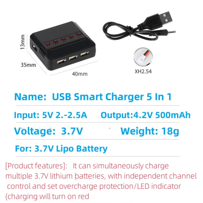 Syma X5HW X5HC X5C X5SW 3.7V 5 - Drone Charger incelemesi ve fiyatı