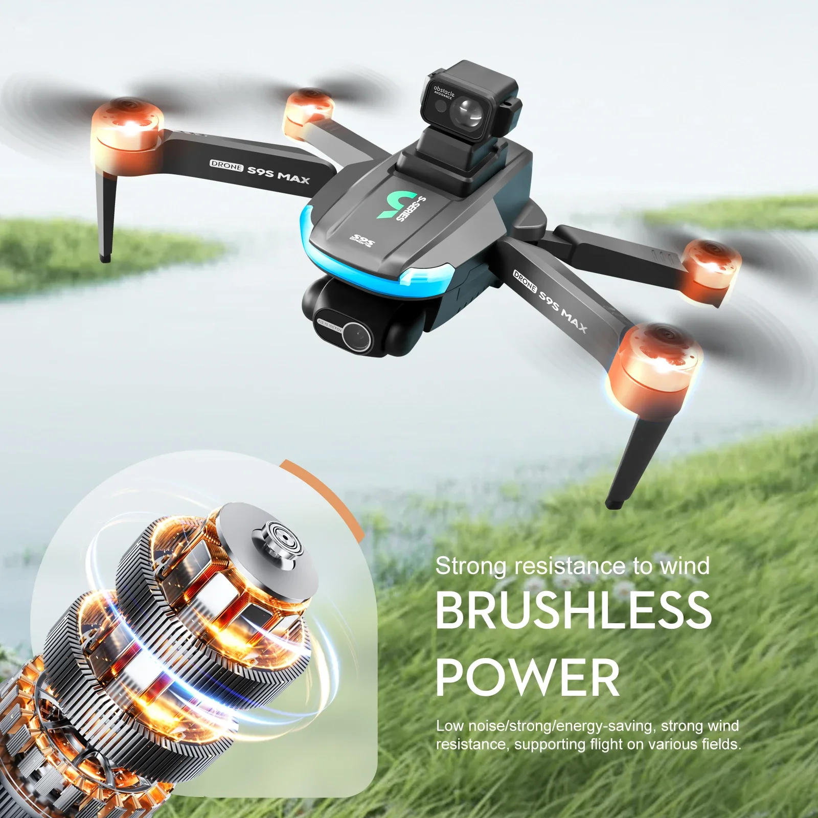 NEW S9S MAX MINI Drone 4K 2-Ax - Drone Gps Mount incelemesi ve fiyatı