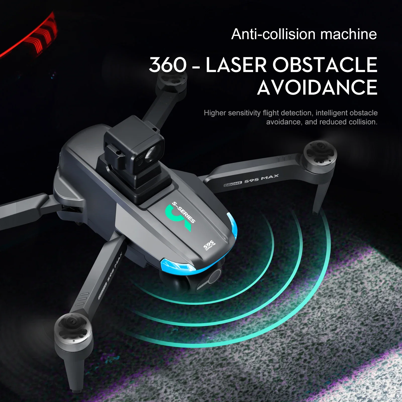 NEW S9S MAX MINI Drone 4K 2-Ax - Drone Gps Mount incelemesi ve fiyatı