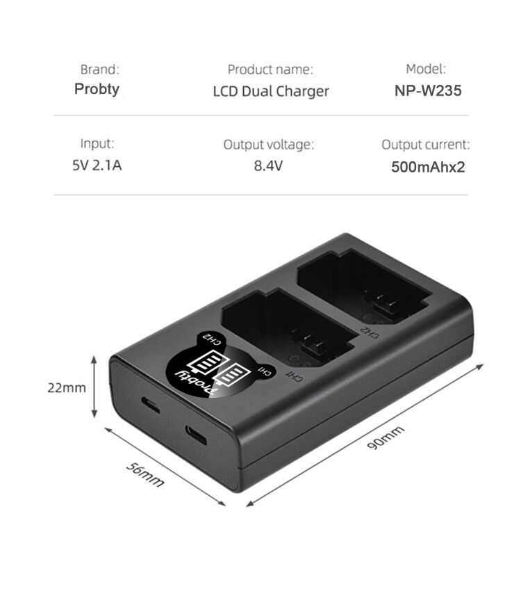 2200mAh NP-W235 NP W235 Batter - Drone Camera incelemesi ve fiyatı