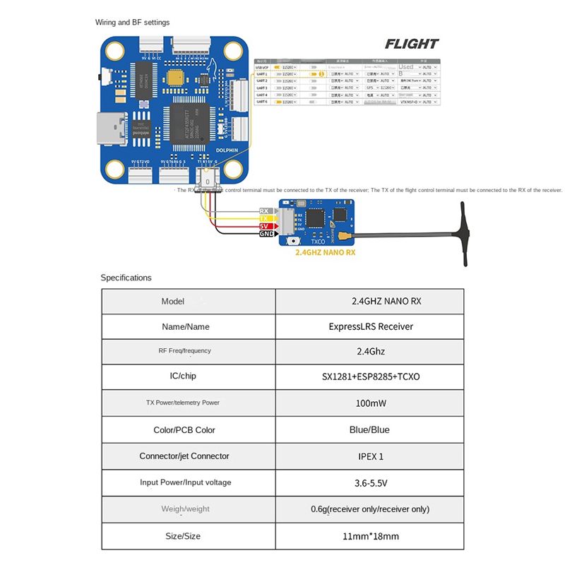 A63T-ELRS RX NANO Expresslrs R - Drone Antenna incelemesi ve fiyatı