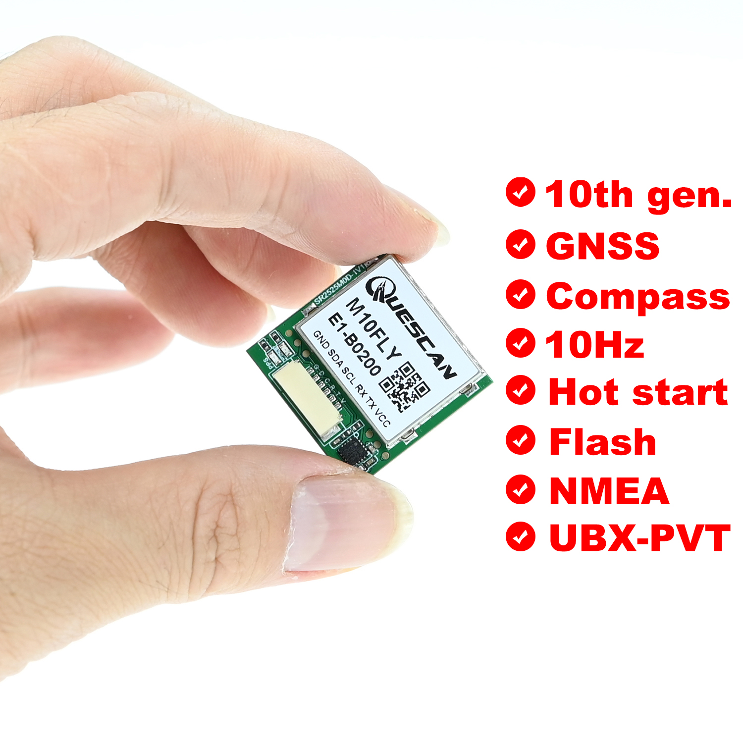 Quescan 25mm*25mm M10FLY 10Hz  - Drone Compass incelemesi ve fiyatı