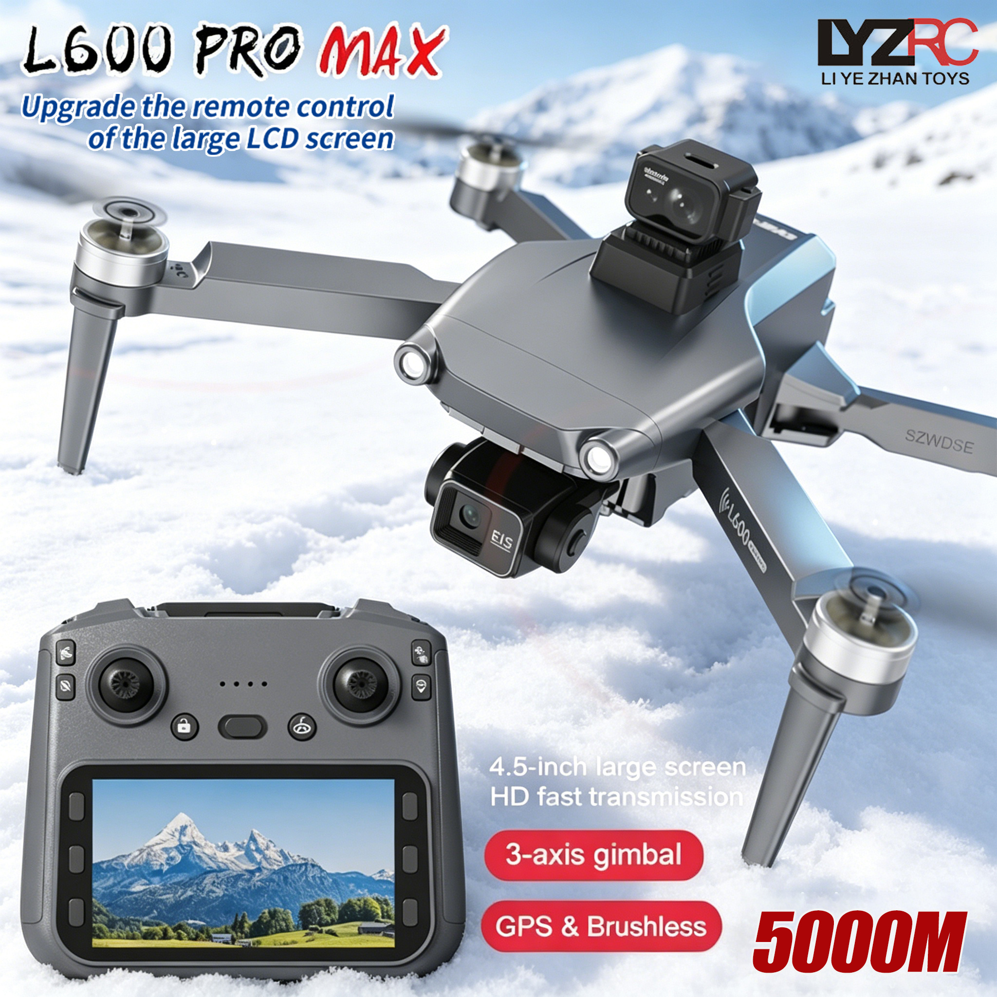 L600 MAX GPS Drone Professiona - Drone Gimbal incelemesi ve fiyatı