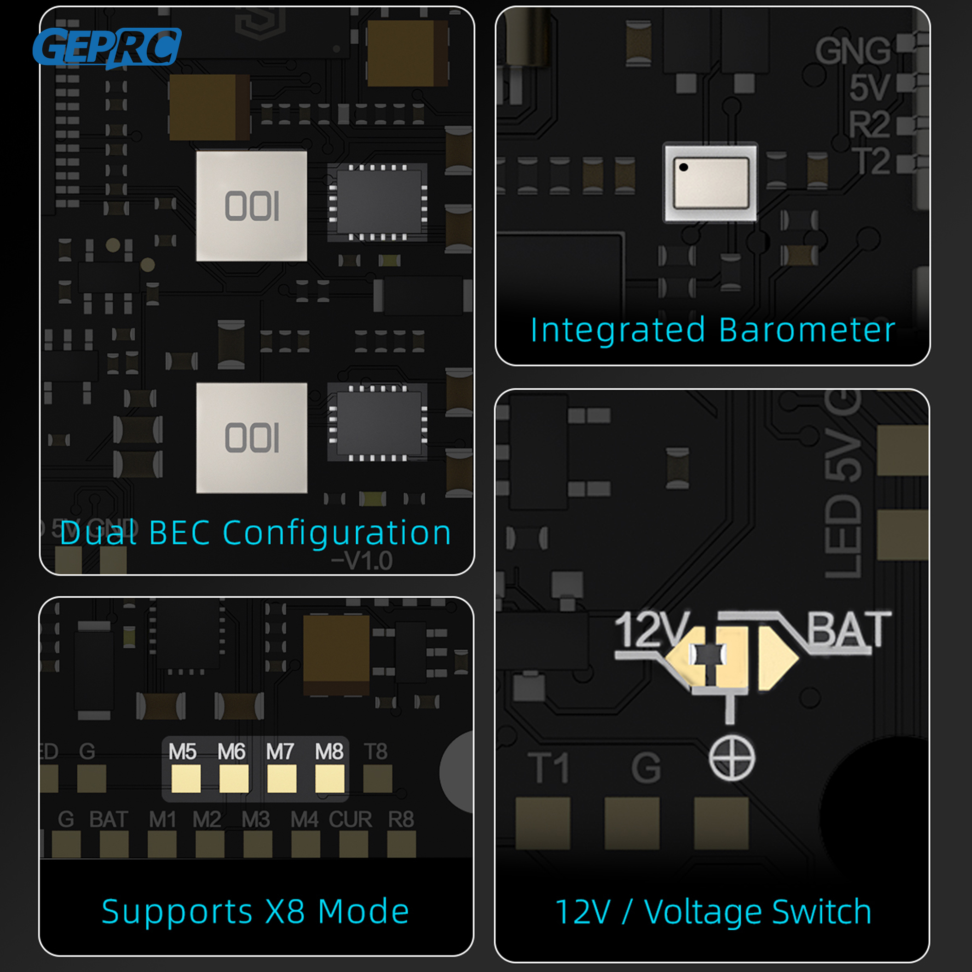 GEPRC TAKER H743 BT 32Bit 65A  - Drone Esc incelemesi ve fiyatı