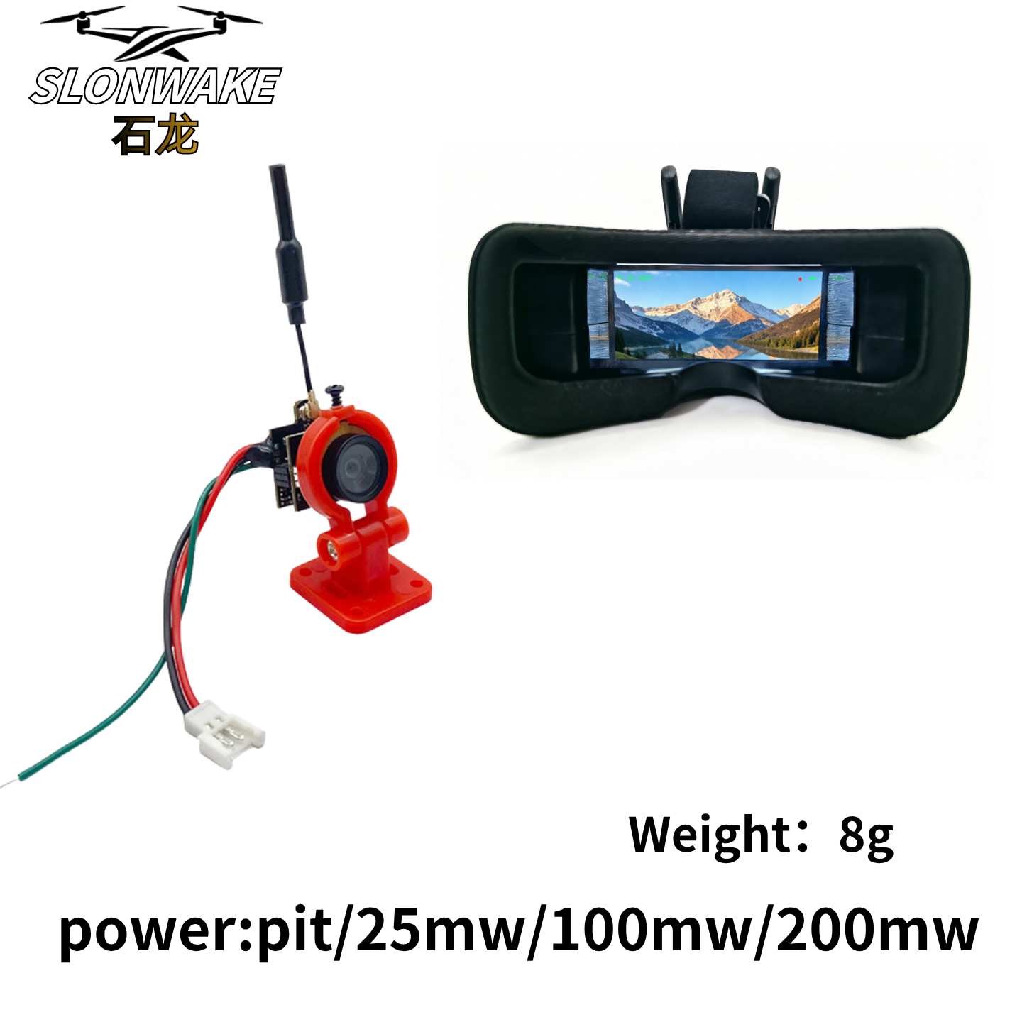 Slonwake 5.8G 48CH 200mW FPV D - Drone Camera incelemesi ve fiyatı