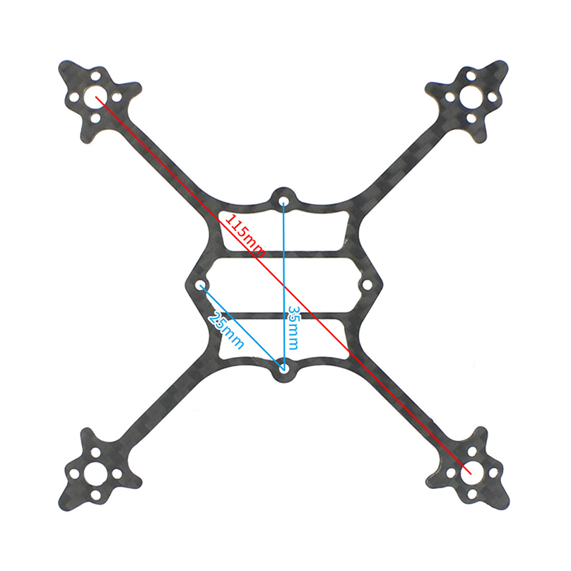 115mm Wheelbase Bottom Plate 3 - Drone Power Distribution Board incelemesi ve fiyatı