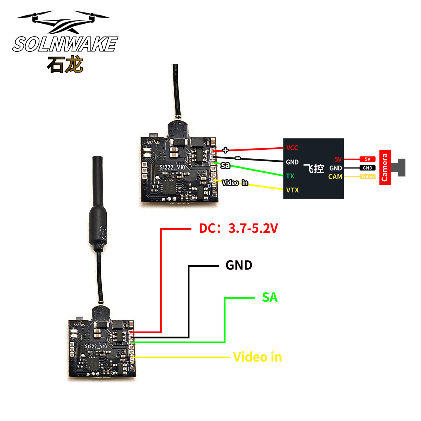 SLONWAKE Nano 5.8G 48CH 200mW  - Drone Frame incelemesi ve fiyatı