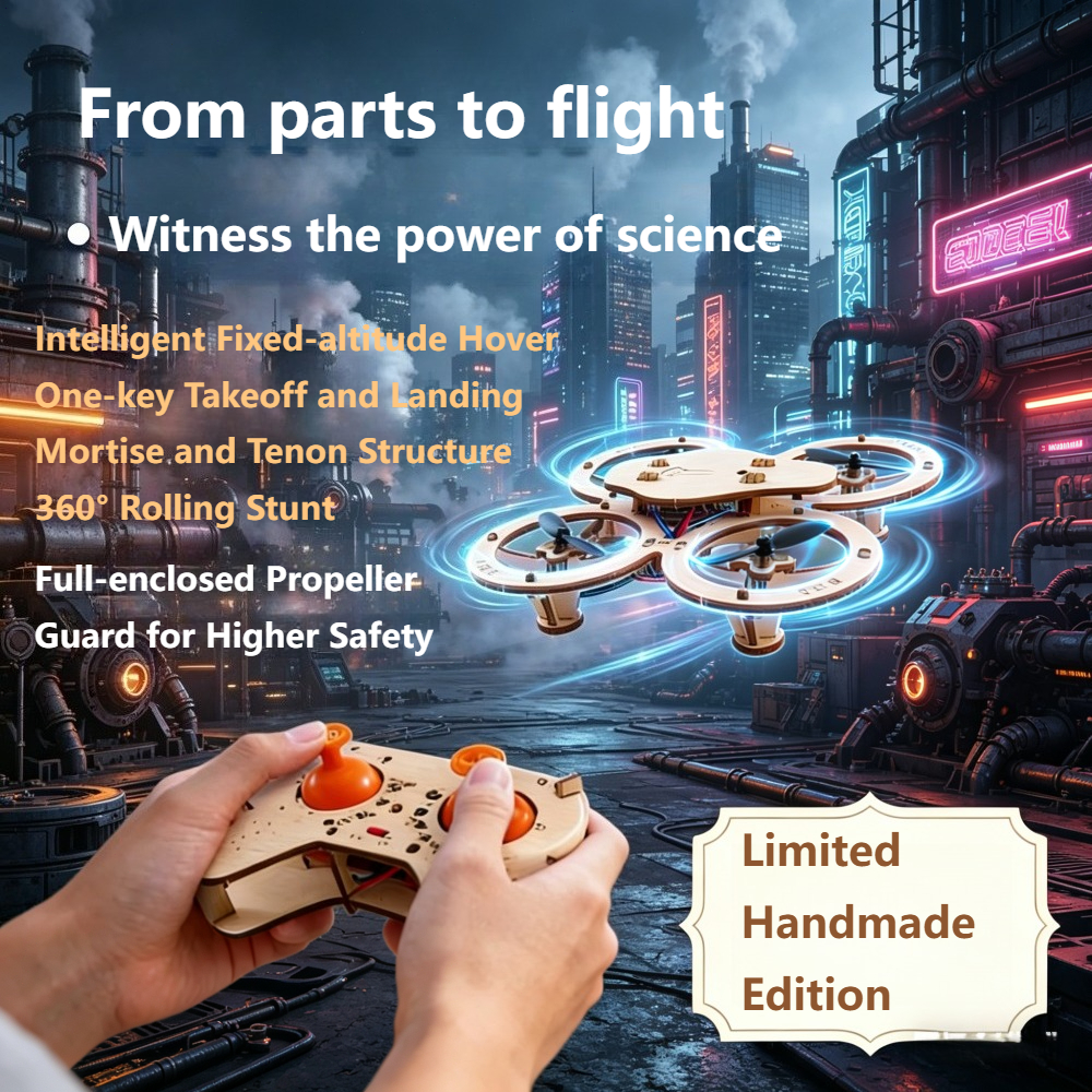 2026 New Wooden DIY Assembled  - Drone Battery incelemesi ve fiyatı