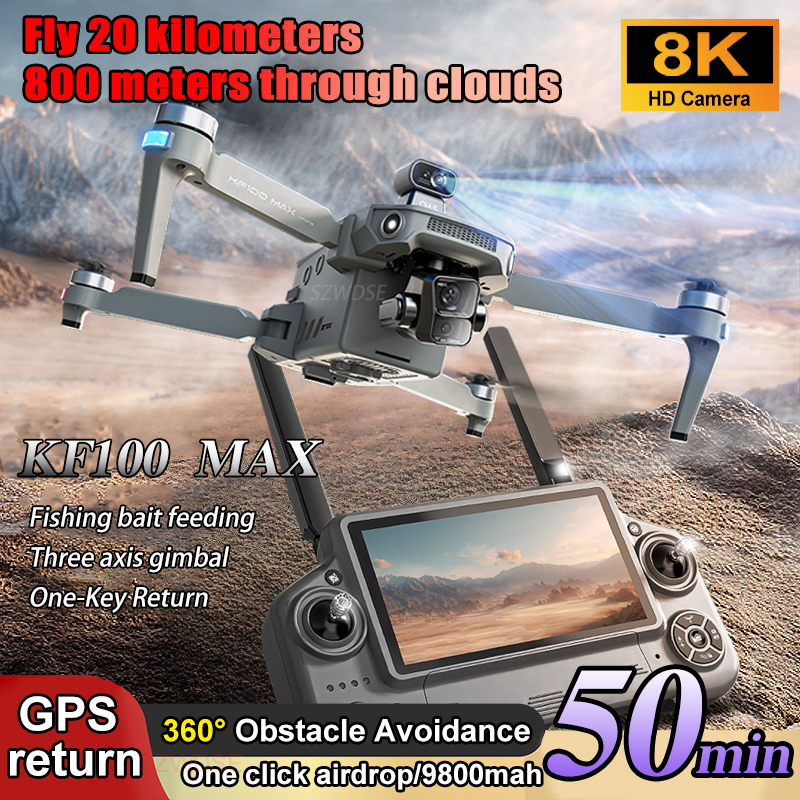 SJRC KF100 MAX 8K UHD Photo HD - Drone Gimbal incelemesi ve fiyatı