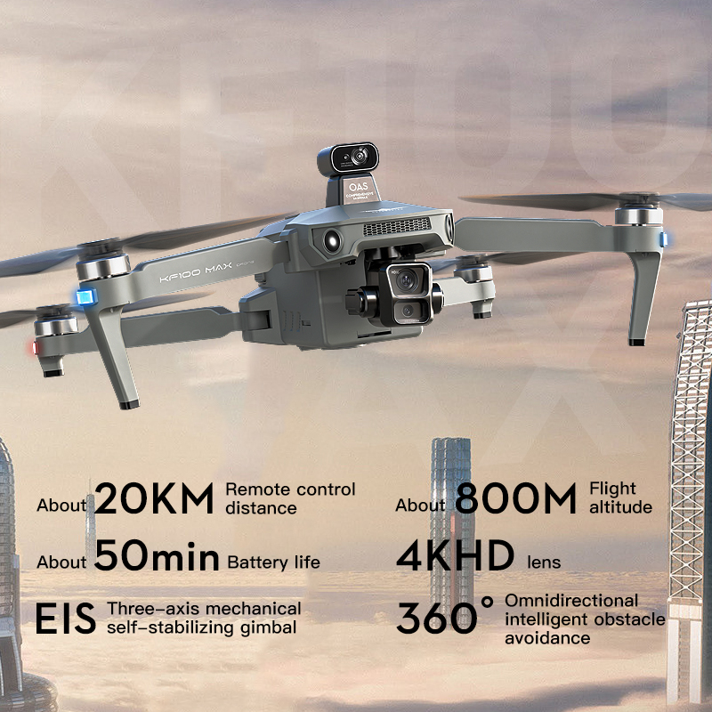 SJRC KF100 MAX 8K UHD Photo HD - Drone Gimbal incelemesi ve fiyatı