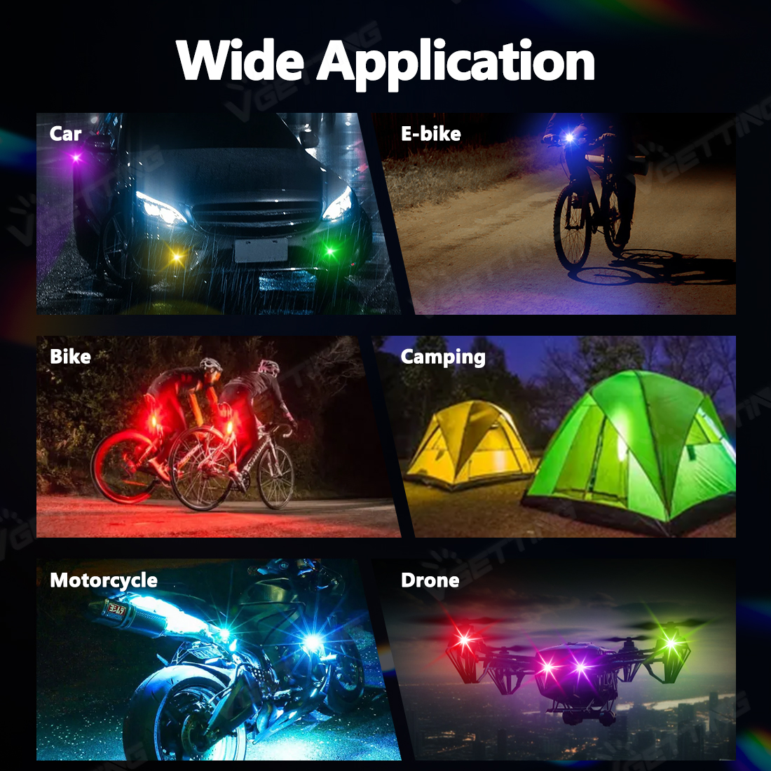 4Pcs Mini Drone Strobe Light 8 - Drone Led Light incelemesi ve fiyatı