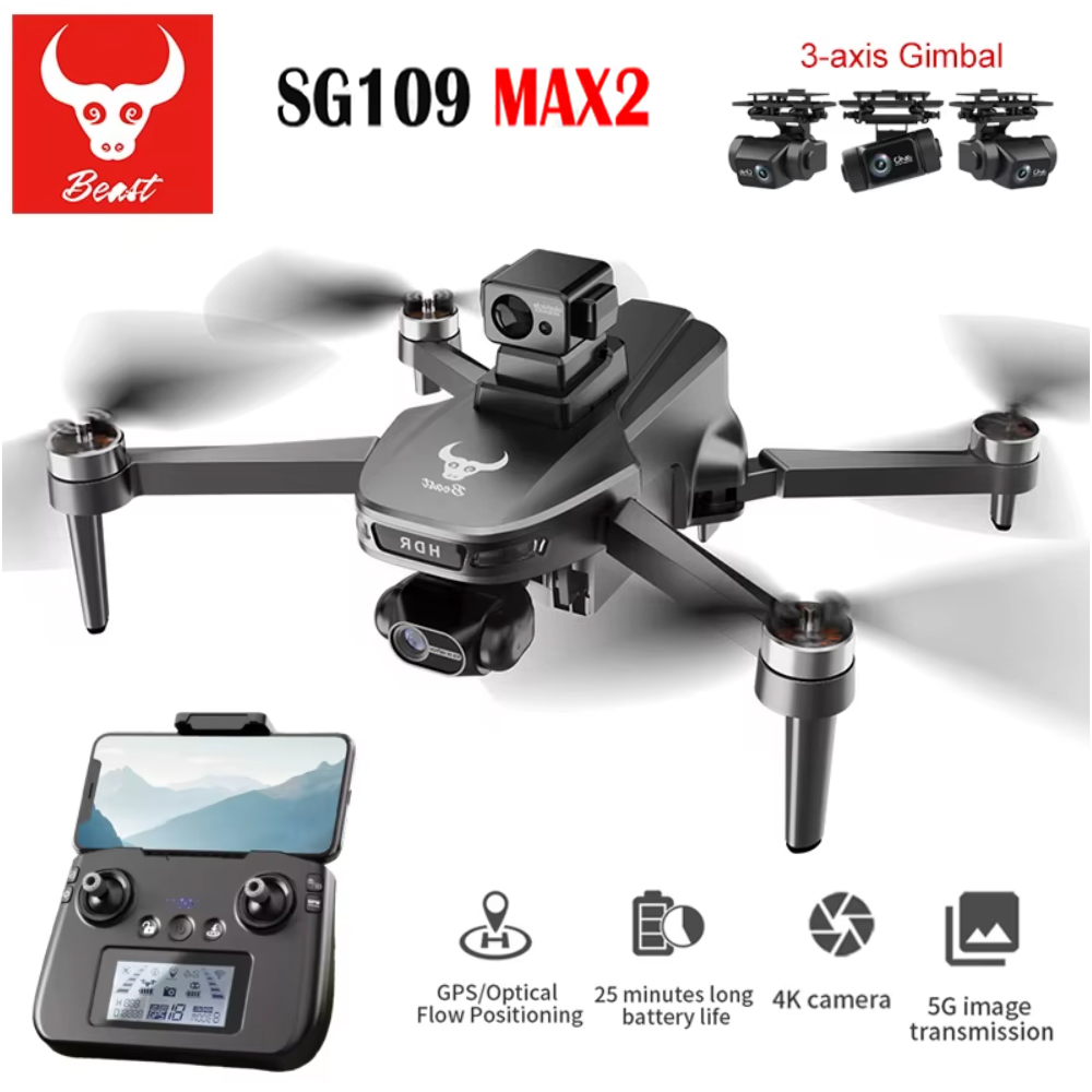 SG109 MAX2 Professional FPV 8K - Drone Gimbal incelemesi ve fiyatı