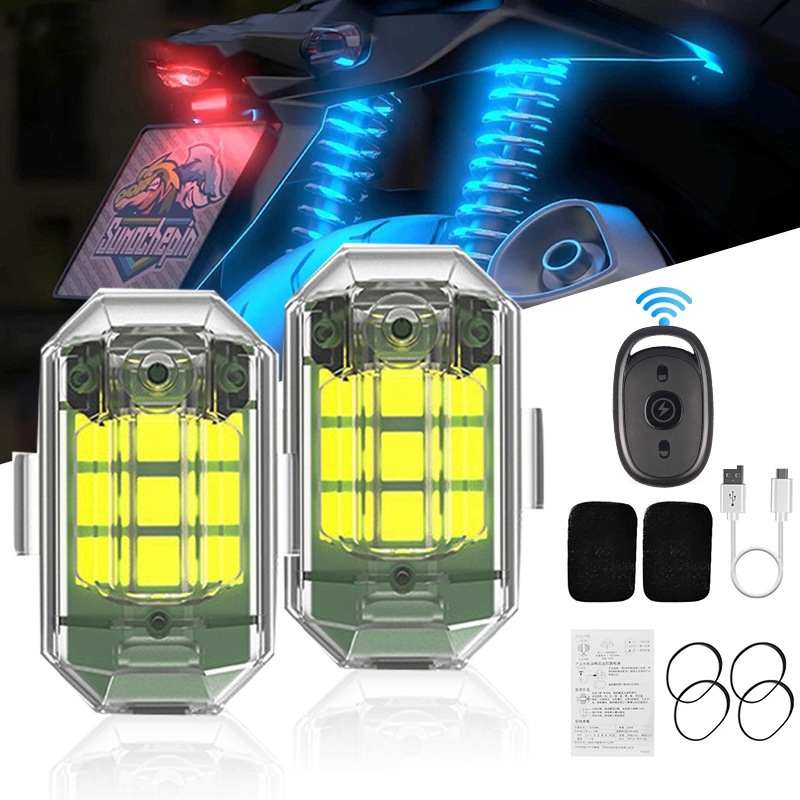 1/2/4Pc Remote Motorcycle Ligh - Drone Led Light incelemesi ve fiyatı