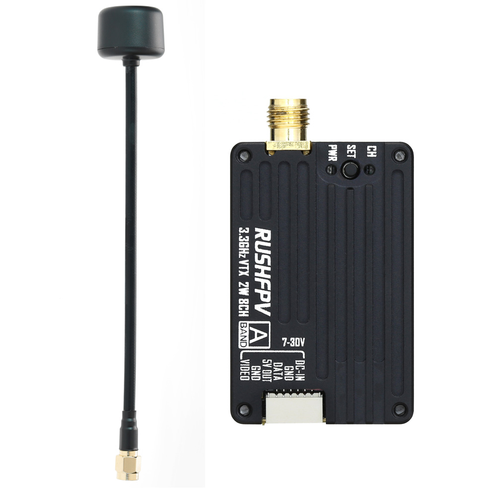RUSHFPV 3.3G 2W VTX Transmitte - Drone Battery incelemesi ve fiyatı