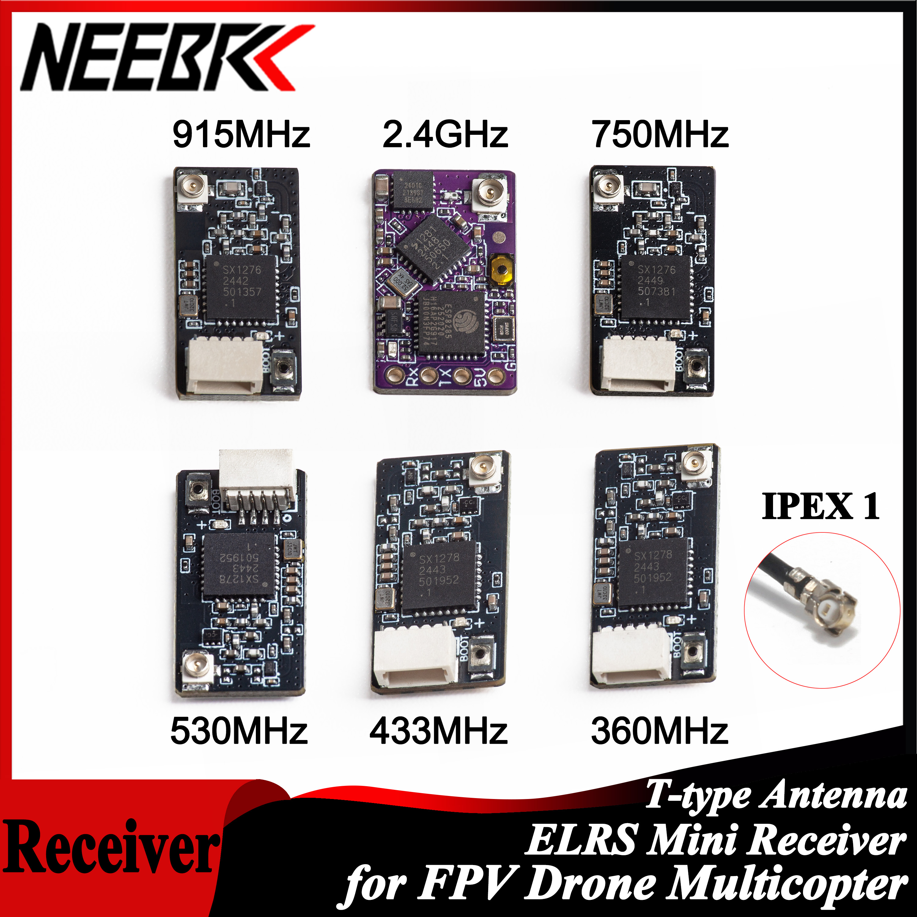 NEEBRC ELRS 2.4G/915Mhz/360Mhz - Drone Antenna incelemesi ve fiyatı