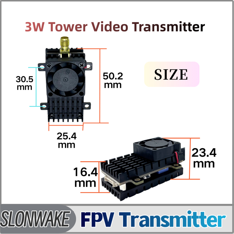 SLONWAKE 5.8G 3000mW Simulatio - Drone Frame incelemesi ve fiyatı