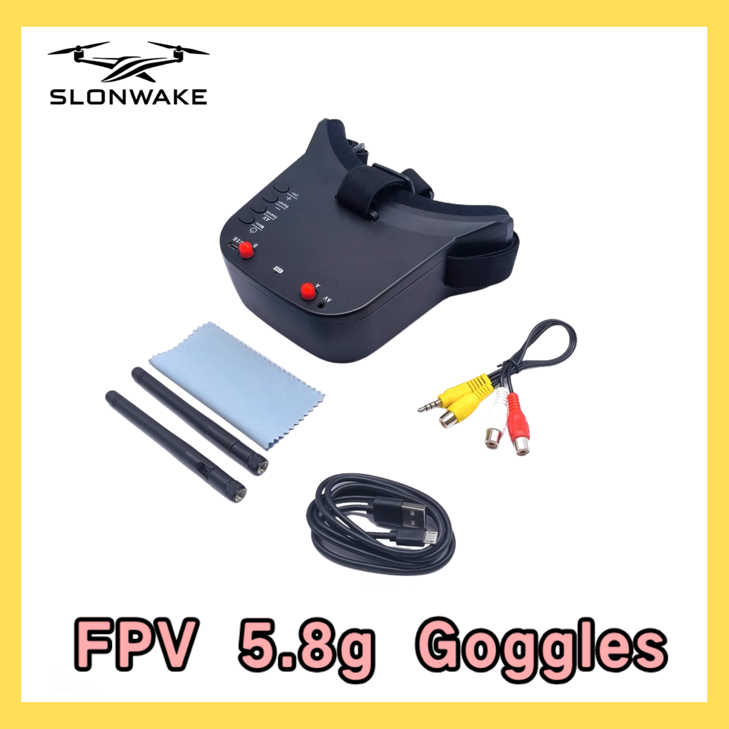 SLONWAKE 5.8G 48CH FPV 400mw V - Drone Frame incelemesi ve fiyatı