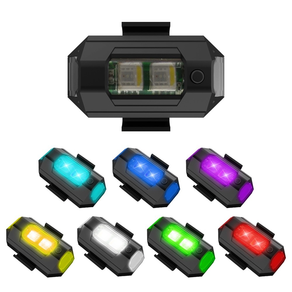 1PC 7 Color Mini USB Charging  - Drone Led Light incelemesi ve fiyatı