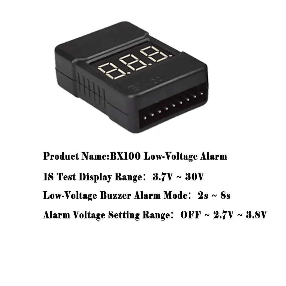BX100 1-8S Lipo Battery Voltag - Drone Buzzer incelemesi ve fiyatı