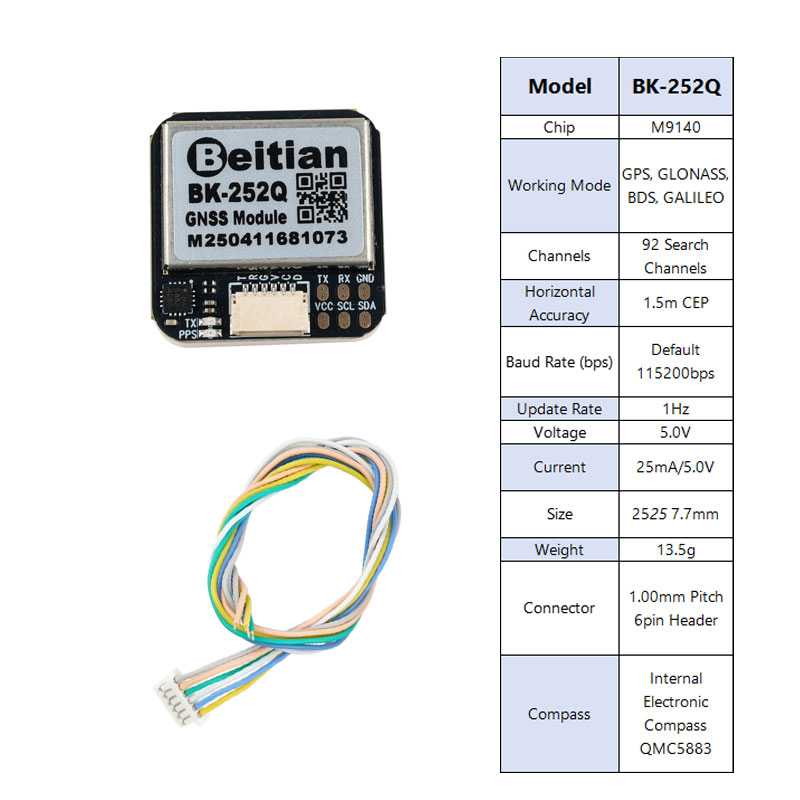 Beitian BK-252Q GPS GNSS Modul - Drone Compass incelemesi ve fiyatı