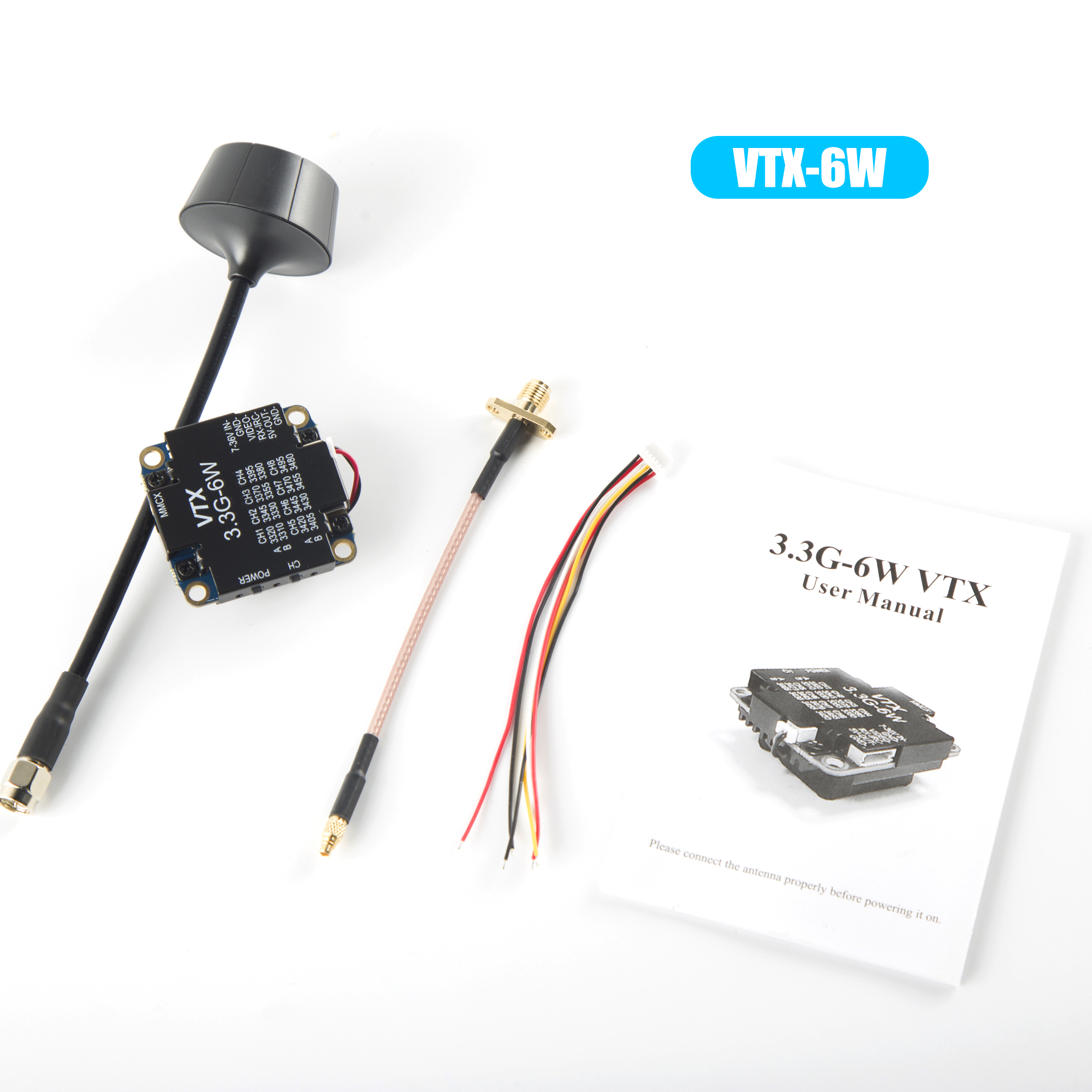 FPV Video Transmitter 3.3G 6W  - Drone Transmitter incelemesi ve fiyatı