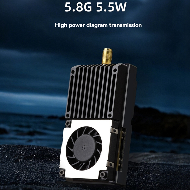 5.8G 5.5W VTX 64CH High Power  - Drone Transmitter incelemesi ve fiyatı