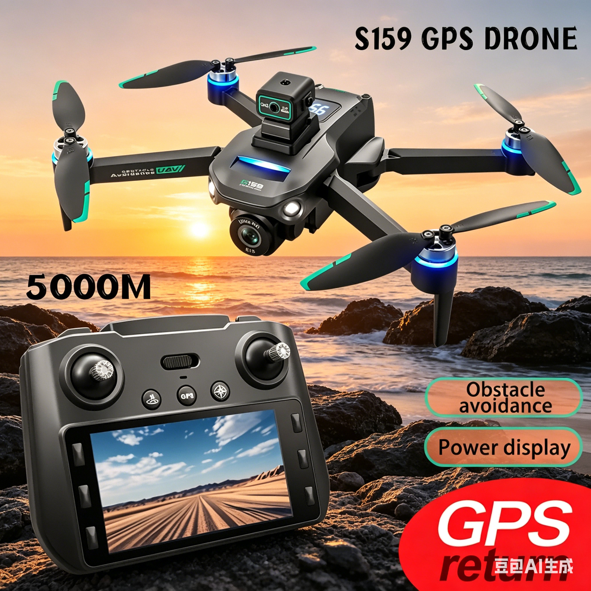 S159 GPS Drone 4K Profesional  - Drone Gps Mount incelemesi ve fiyatı