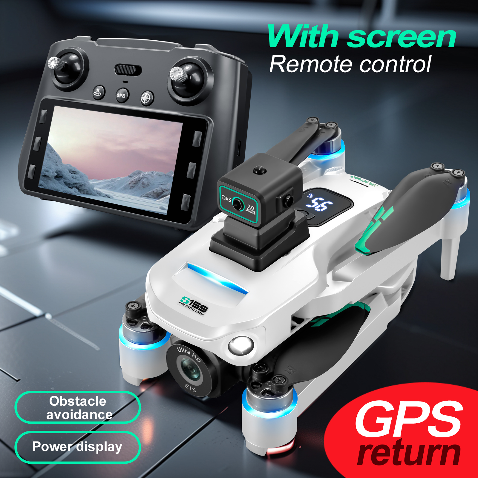 S159 GPS Drone 4K Profesional  - Drone Gps Mount incelemesi ve fiyatı